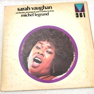 Sarah Vaughan and Michel Legrand - Orchestra Arranged And Conducted Vinyl Record